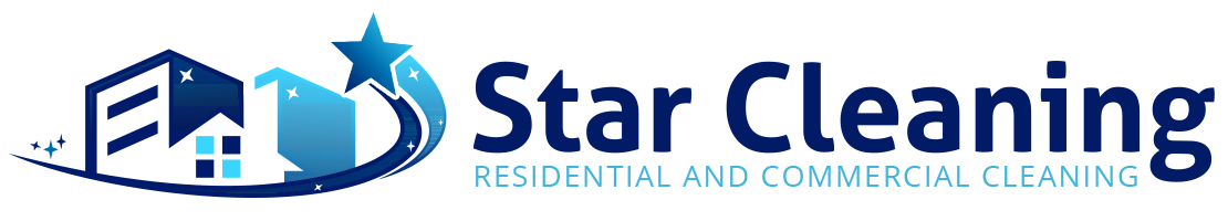Logo of bay area star cleaning, offering residential and commercial cleaning services.